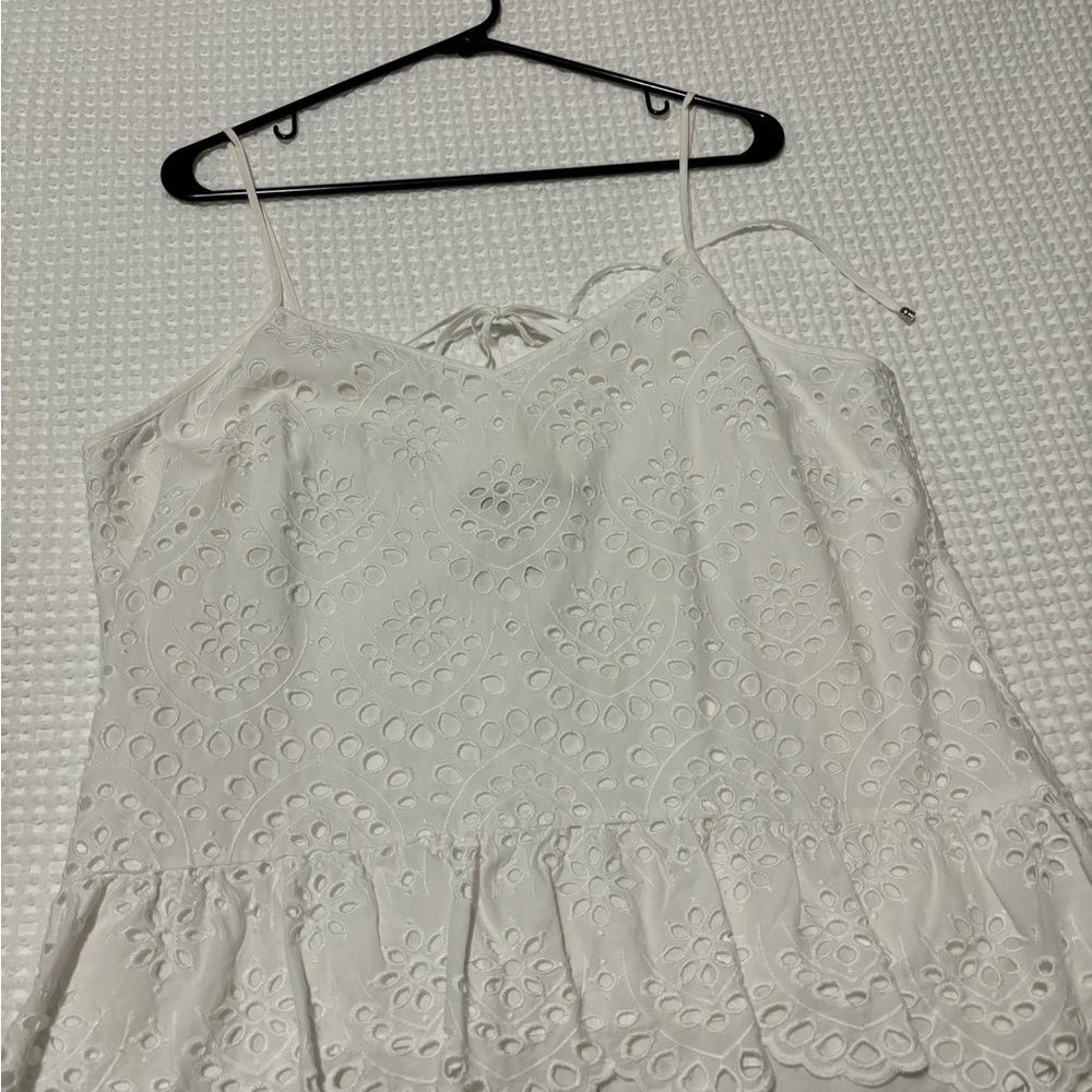 White House Black Market Eyelet Cami